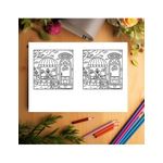 Carti si Birotica - Carti - Carti pentru copii - Carti de colorat - Carte de colorat Dual Vision, 41x2 ilustratii cu Coltisor Dragut, 88 pagini, A5 - Infinity.ro
