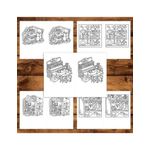 Carti si Birotica - Carti - Carti pentru copii - Carti de colorat - Carte de colorat Dual Vision, 41x2 ilustratii cu Coltisor Dragut, 88 pagini, A5 - Infinity.ro