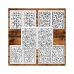 Carti si Birotica - Carti - Carti pentru copii - Carti de colorat - Carte de colorat Dual Vision, 40x2 ilustratii cu Vitralii cu Flori, 86 pagini, A5 - Infinity.ro