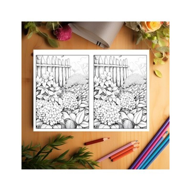 Carti si Birotica - Carti - Carti pentru copii - Carti de colorat - Carte de colorat Dual Vision, 50x2 ilustratii cu Primavara, 106 pagini, A5 - Infinity.ro