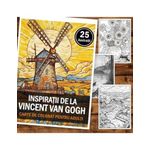 Carti si Birotica - Carti - Carti pentru copii - Carti de colorat - Carte de colorat pentru adulti, 25 de ilustratii, Vincent van Gogh, 56 pagini, A5 - Infinity.ro