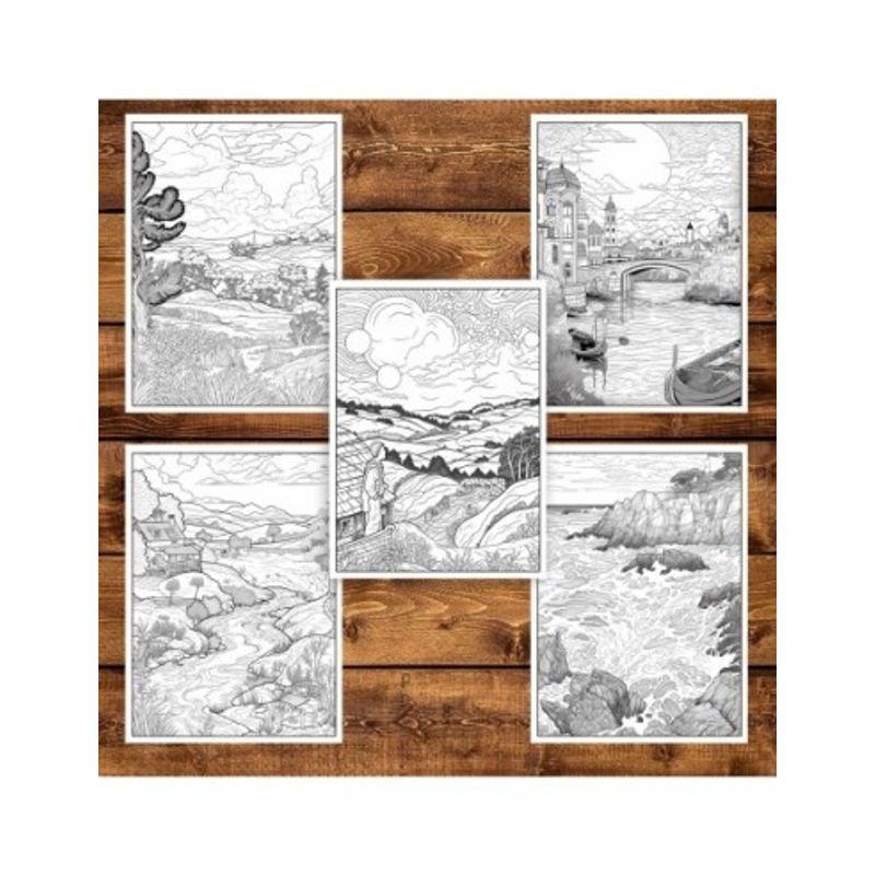Carti si Birotica - Carti - Carti pentru copii - Carti de colorat - Carte de colorat pentru adulti, 25 de ilustratii, Vincent van Gogh, 56 pagini, A5 - Infinity.ro