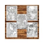 Carti si Birotica - Carti - Carti pentru copii - Carti de colorat - Carte de colorat pentru adulti, 25 de ilustratii, Gustav Klimt, 56 pagini, A5 - Infinity.ro