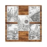 Carti si Birotica - Carti - Carti pentru copii - Carti de colorat - Carte de colorat pentru adulti, 25 de ilustratii, Dali, 56 pagini, A5 - Infinity.ro