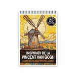 Carti si Birotica - Carti - Carti pentru copii - Carti de colorat - Carte de colorat pentru adulti, 25 de ilustratii, Vincent van Gogh, 56 pagini, A5 - Infinity.ro