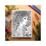 Carti si Birotica - Carti - Carti pentru copii - Carti de colorat - Carte de colorat pentru adulti, 25 de ilustratii, Gustav Klimt, 56 pagini, A5 - Infinity.ro