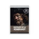 Carti si Birotica - Carti - Carti pentru copii - Carti de colorat - Carte de colorat pentru adulti, 25 de ilustratii, Rembrandt, 56 pagini, A5 - Infinity.ro