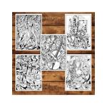 Carti si Birotica - Carti - Carti pentru copii - Carti de colorat - Carte de colorat pentru adulti, 25 de ilustratii, Pablo Picasso, 56 pagini, A5 - Infinity.ro