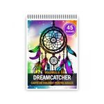 Carti si Birotica - Carti - Carti pentru copii - Carti de colorat - Carte de colorat pentru adulti, 45 de ilustratii, Dreamcatcher - Volumul II, 96 pagini, A5 - Infinity.ro