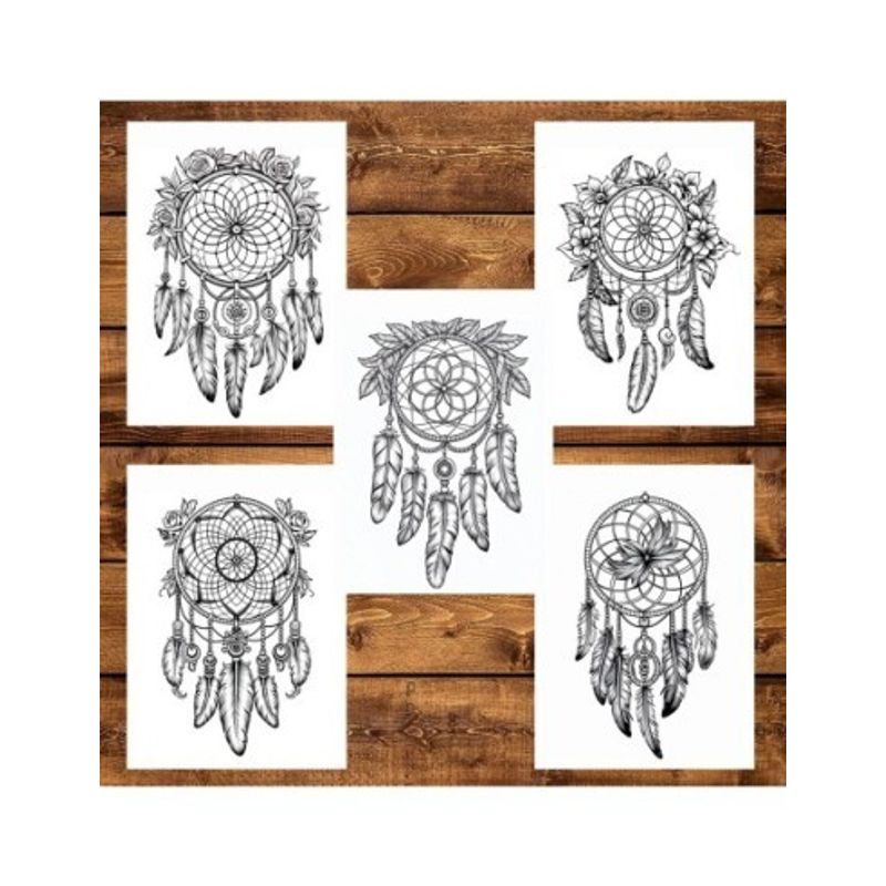 Carti si Birotica - Carti - Carti pentru copii - Carti de colorat - Carte de colorat pentru adulti, 45 de ilustratii, Dreamcatcher - Volumul II, 96 pagini, A5 - Infinity.ro