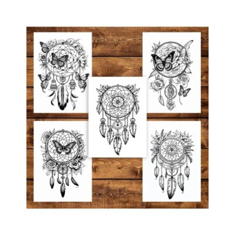 Carti si Birotica - Carti - Carti pentru copii - Carti de colorat - Carte de colorat pentru adulti, 45 de ilustratii, Dreamcatcher - Volumul II, 96 pagini, A5 - Infinity.ro
