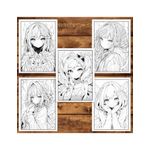 Carti si Birotica - Carti - Carti pentru copii - Carti de colorat - Carte de colorat pentru adulti, 45 de ilustratii, Anime Fairies - Volumul III, 96 pagini, A5 - Infinity.ro