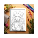 Carti si Birotica - Carti - Carti pentru copii - Carti de colorat - Carte de colorat pentru adulti, 50 de ilustratii Pirate Girls, 106 pagini, A5 - Infinity.ro
