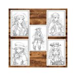 Carti si Birotica - Carti - Carti pentru copii - Carti de colorat - Carte de colorat pentru adulti, 50 de ilustratii Pirate Girls, 106 pagini, A5 - Infinity.ro