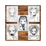 Carti si Birotica - Carti - Carti pentru copii - Carti de colorat - Carte de colorat pentru adulti, 50 de ilustratii, Anime Bad Teens - Volumul I, 106 pagini, A5 - Infinity.ro