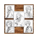 Carti si Birotica - Carti - Carti pentru copii - Carti de colorat - Carte de colorat pentru adulti, 50 de ilustratii, Anime Elf Boys, 106 pagini, A5 - Infinity.ro