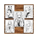 Carti si Birotica - Carti - Carti pentru copii - Carti de colorat - Carte de colorat pentru adulti, 50 de ilustratii, Anime Punk Girls, 106 pagini, A5 - Infinity.ro