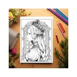 Carti si Birotica - Carti - Carti pentru copii - Carti de colorat - Carte de colorat pentru adulti, 50 de ilustratii, Anime Princesses - Volumul II, 106 pagini, A5 - Infinity.ro