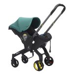 Jucarii, Copii si Bebe - Carucioare si articole de transport - Carucioare - Carucioare 2 in 1 - Carucior transformabil 2 in 1 pentru bebelusi, 0-18 luni, pana la 13 kg, verde - Infinity.ro
