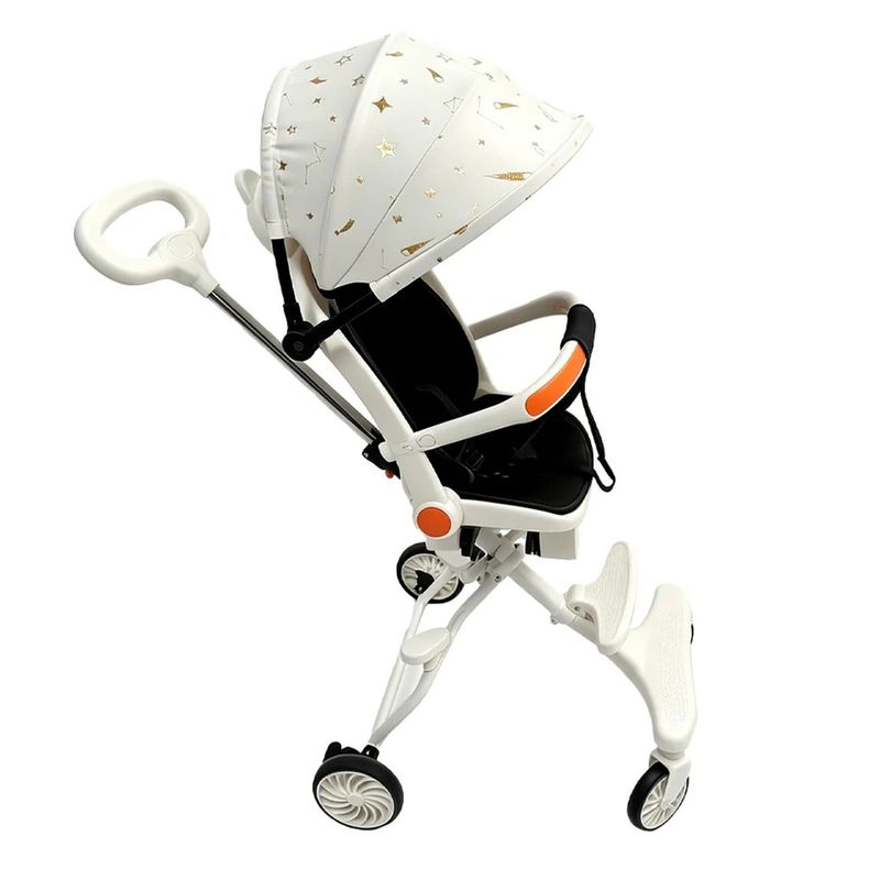 Jucarii, Copii si Bebe - Carucioare si articole de transport - Carucioare - Carucioare sport - Carucior Sport Pliabil KD-2010 pentru copii, ideal pentru calatorii, 6–36 luni, alb - Infinity.ro