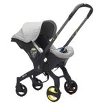 Jucarii, Copii si Bebe - Carucioare si articole de transport - Carucioare - Carucioare 2 in 1 - Carucior transformabil 2 in 1 pentru bebelusi, 0-18 luni, pana la 13 kg, gri - Infinity.ro