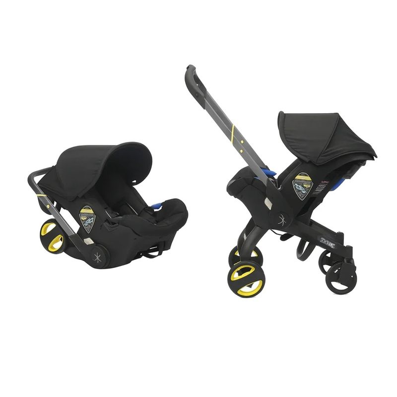 Jucarii, Copii si Bebe - Carucioare si articole de transport - Carucioare - Carucioare 2 in 1 - Carucior transformabil 2 in 1 pentru bebelusi, 0-18 luni, pana la 13 kg, gri - Infinity.ro