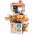 Jucarii, Copii si Bebe - Jucarii si jocuri - Jucarii de rol - Bucatarii copii - Set Bucatarie de jucarie pentru copii, cu sunete, lumini si abur, 52 piese, 3+, multicolor - Infinity.ro