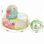 Casa si Gradina - Gradina si terasa - Piscine si accesorii - Piscine copii - Loc de joaca tip piscina cu cos de baschet pentru copii, pliabil si portabil, 1+, multicolor - Infinity.ro