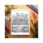Carti si Birotica - Carti - Carti pentru copii - Carti de colorat - Carte de colorat pentru adulti, 50 de ilustratii, Aranjamente Florale - Volumul I, 106 pagini, A5 - Infinity.ro