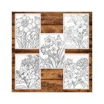 Carti si Birotica - Carti - Carti pentru copii - Carti de colorat - Carte de colorat pentru adulti, 50 de ilustratii, Aranjamente Florale - Volumul II, 106 pagini, A5 - Infinity.ro