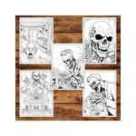 Carti si Birotica - Carti - Carti pentru copii - Carti de colorat - Carte de colorat pentru adulti, 50 de ilustratii, Dementa - Volumul II, 106 pagini, A5 - Infinity.ro