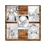 Carti si Birotica - Carti - Carti pentru copii - Carti de colorat - Carte de colorat pentru adulti, 50 de ilustratii, Dementa - Volumul II, 106 pagini, A5 - Infinity.ro