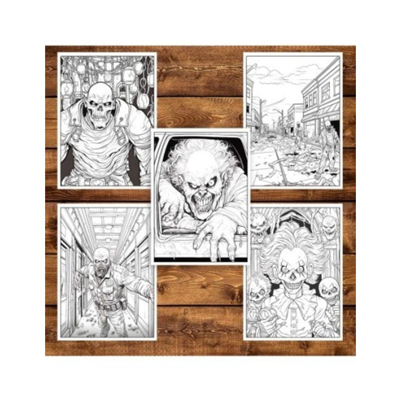 Carti si Birotica - Carti - Carti pentru copii - Carti de colorat - Carte de colorat pentru adulti, 50 de ilustratii, Dementa - Volumul II, 106 pagini, A5 - Infinity.ro