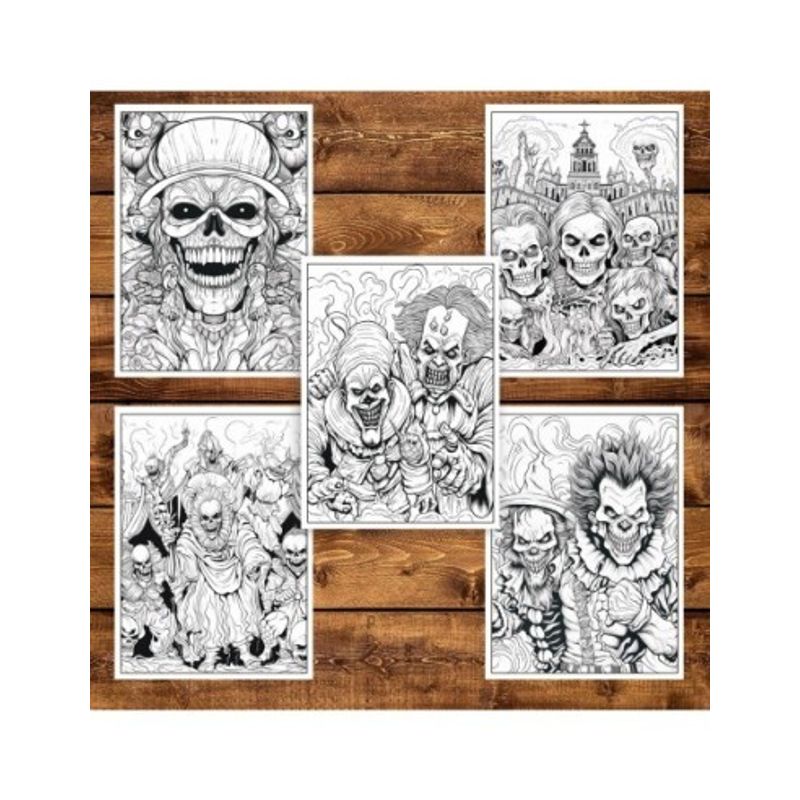 Carti si Birotica - Carti - Carti pentru copii - Carti de colorat - Carte de colorat pentru adulti, 50 de ilustratii, Dementa - Volumul I, 106 pagini, A5 - Infinity.ro