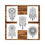Carti si Birotica - Carti - Carti pentru copii - Carti de colorat - Carte de colorat pentru adulti, 50 de ilustratii, Dreamcatcher - Volumul I, 106 pagini, A5 - Infinity.ro