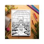 Carti si Birotica - Carti - Carti pentru copii - Carti de colorat - Carte de colorat pentru adulti, 50 de ilustratii, Gardens of the Galaxy, 106 pagini, A5 - Infinity.ro