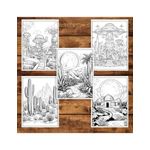 Carti si Birotica - Carti - Carti pentru copii - Carti de colorat - Carte de colorat pentru adulti, 50 de ilustratii, Gardens of the Galaxy, 106 pagini, A5 - Infinity.ro