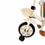 Jucarii, Copii si Bebe - Jucarii si jocuri - Jucarii de exterior - Triciclete - Tricicleta Evolutiva KD-X06 pentru copii, cu scaun rotativ 360°, pozitie de somn si roti din cauciuc, 9 luni – 6 ani, bej - Infinity.ro