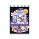 Carti si Birotica - Carti - Carti pentru copii - Carti de colorat - Carte de colorat pentru adulti, 50 de ilustratii, Halloween pufos - Volumul II, 106 pagini, A5 - Infinity.ro