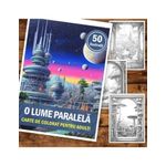 Carti si Birotica - Carti - Carti pentru copii - Carti de colorat - Carte de colorat pentru adulti, 50 de ilustratii, O lume paralela, 106 pagini, A5 - Infinity.ro