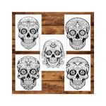 Carti si Birotica - Carti - Carti pentru copii - Carti de colorat - Carte de colorat pentru adulti, 50 de ilustratii, Sugar Skulls - Volumul I, 106 pagini, A5 - Infinity.ro