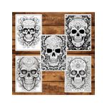 Carti si Birotica - Carti - Carti pentru copii - Carti de colorat - Carte de colorat pentru adulti, 50 de ilustratii, Sugar Skulls - Volumul III, 106 pagini, A5 - Infinity.ro