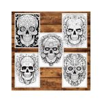 Carti si Birotica - Carti - Carti pentru copii - Carti de colorat - Carte de colorat pentru adulti, 50 de ilustratii, Sugar Skulls - Volumul II, 106 pagini, A5 - Infinity.ro