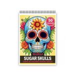 Carti si Birotica - Carti - Carti pentru copii - Carti de colorat - Carte de colorat pentru adulti, 50 de ilustratii, Sugar Skulls - Volumul II, 106 pagini, A5 - Infinity.ro