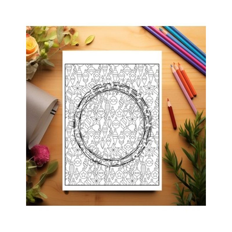 Carti si Birotica - Carti - Carti pentru copii - Carti de colorat - Carte de colorat pentru copii , 25 de ilustratii Tipare de Craciun, 56 pagini, A5 - Infinity.ro