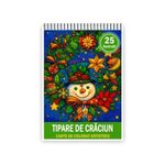 Carti si Birotica - Carti - Carti pentru copii - Carti de colorat - Carte de colorat pentru copii , 25 de ilustratii Tipare de Craciun, 56 pagini, A5 - Infinity.ro