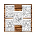 Carti si Birotica - Carti - Carti pentru copii - Carti de colorat - Carte de colorat pentru copii , 25 de ilustratii Tipare de Craciun, 56 pagini, A5 - Infinity.ro