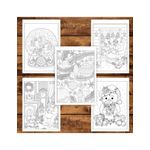 Carti si Birotica - Carti - Carti pentru copii - Carti de colorat - Carte de colorat pentru copii , 30 de ilustratii O Iarna Calduroasa, 66 pagini, A5 - Infinity.ro