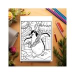Carti si Birotica - Carti - Carti pentru copii - Carti de colorat - Carte de colorat pentru copii , 30 de ilustratii Animalute Festive - Volumul II, 66 pagini, A5 - Infinity.ro