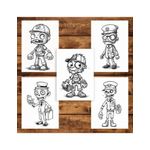 Carti si Birotica - Carti - Carti pentru copii - Carti de colorat - Carte de colorat pentru adulti, 50 de ilustratii, Zombie kids - Volumul II, 106 pagini, A5 - Infinity.ro